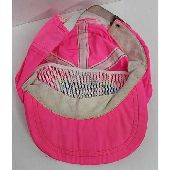G.O. Gary Ormsby Racing Hat Pink One Size Top Fuel Drag Racing NHRA 1989 Vintage - Picture 7 of 7